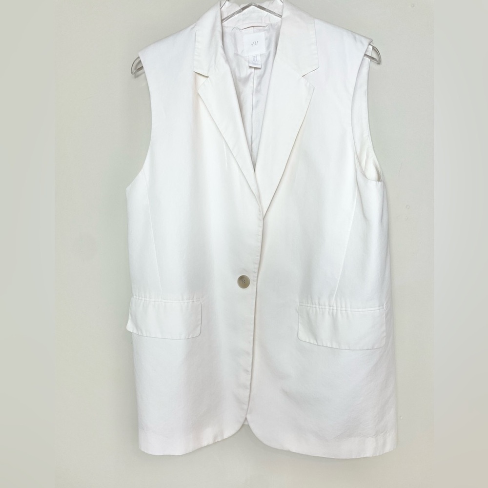 H&M Cream Long Vest